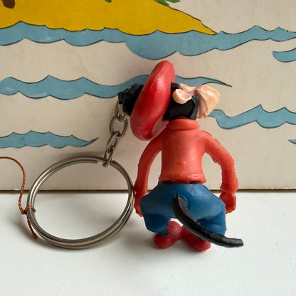 Vintage sleutelhanger Jasper aap