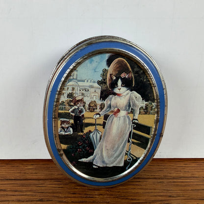 Vintage Bentleys blikje blauw kat