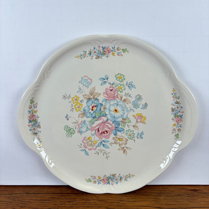 Serveer bord bloemen