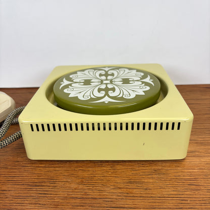 Vintage warmhoudplaatje groen