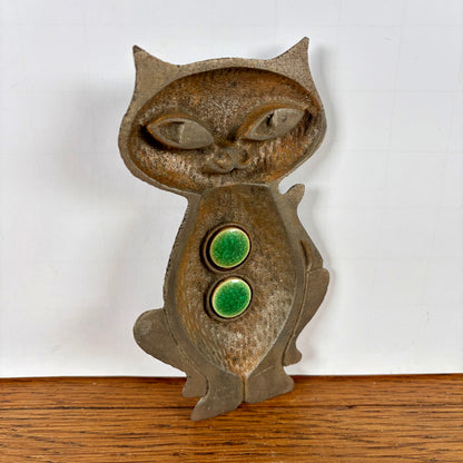 Vintage katten schaaltje gietijzer