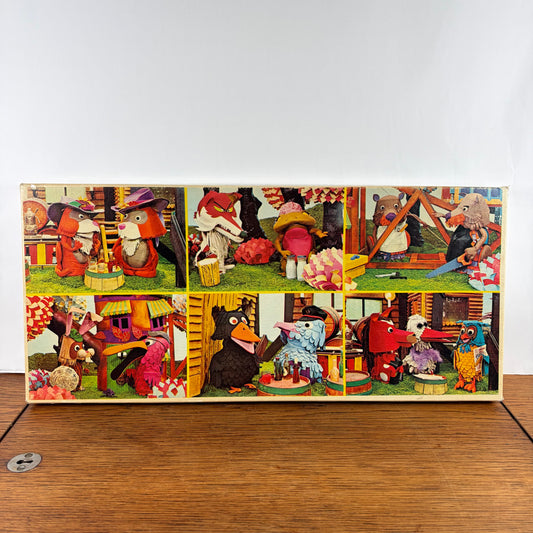 Vintage puzzel fabeltjeskrant