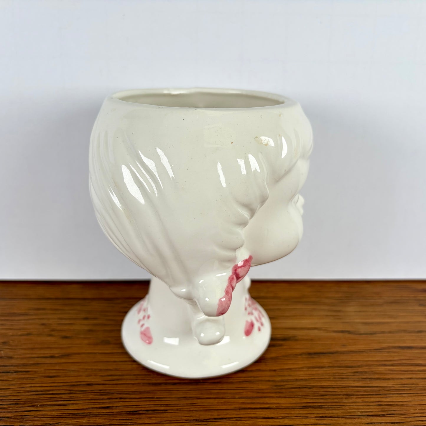 Bloempot meisjes hoofd