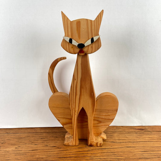 Houten kat
