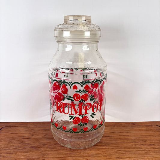 Vintage glazen rumpot