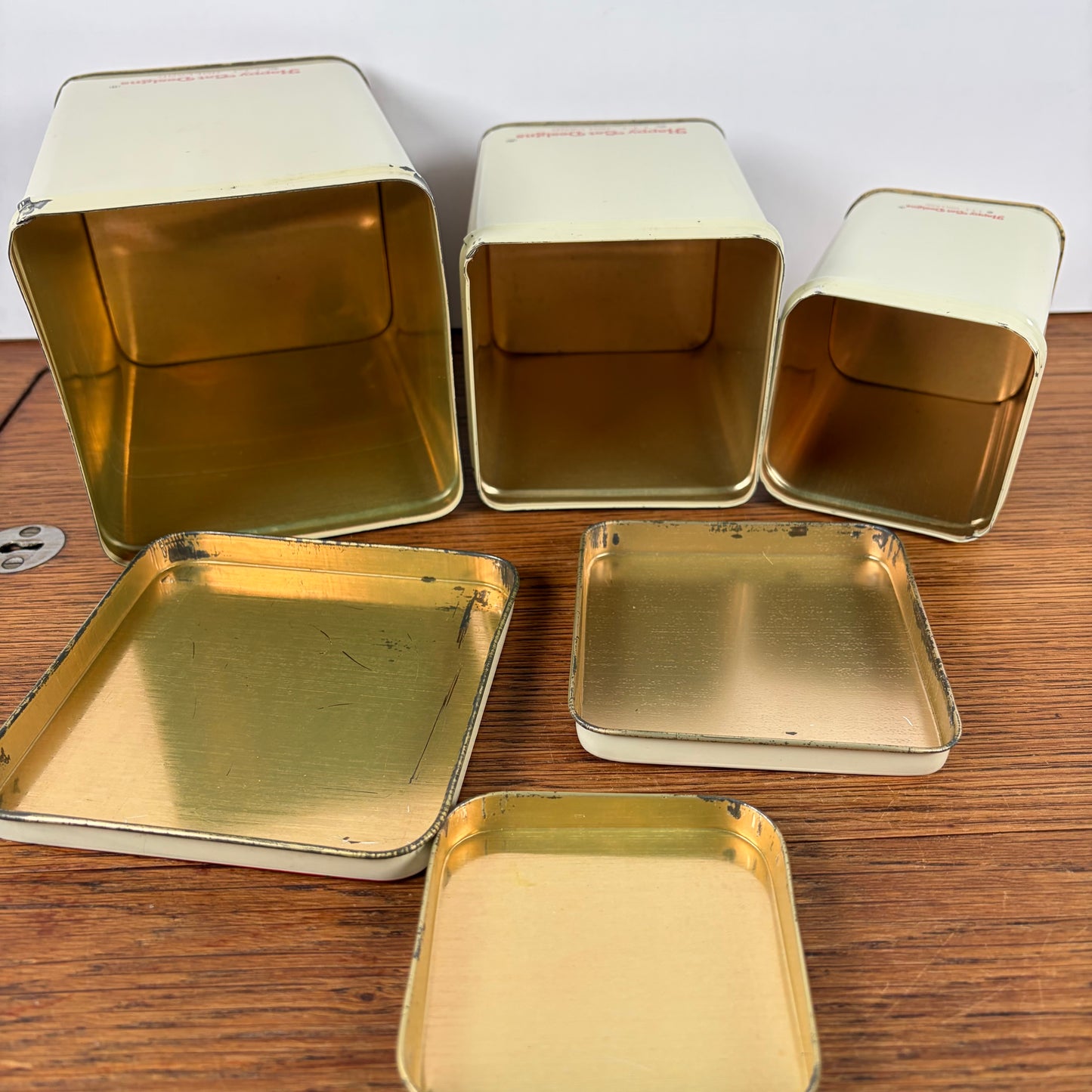 Vintage blikken George Happy Cat Design