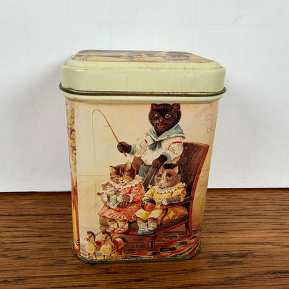 Vintage blikje katten