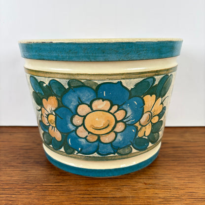 Vintage Emsa bloempot bloemen