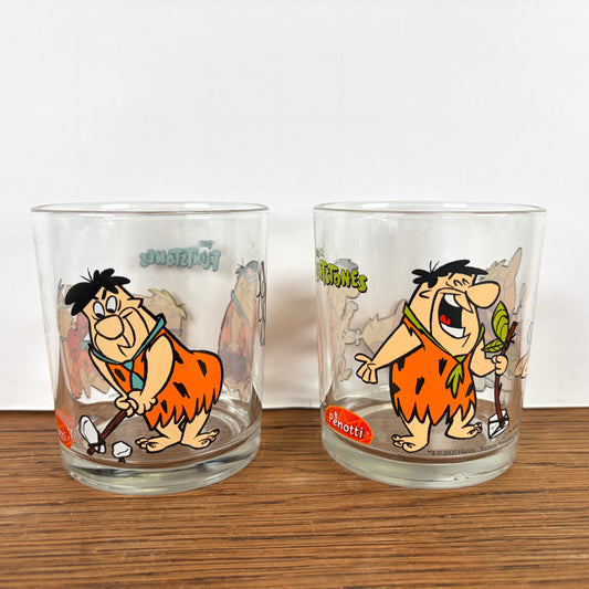 2 Flintstones glazen 2000 - Penotti