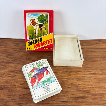 Vintage dieren kwartet
