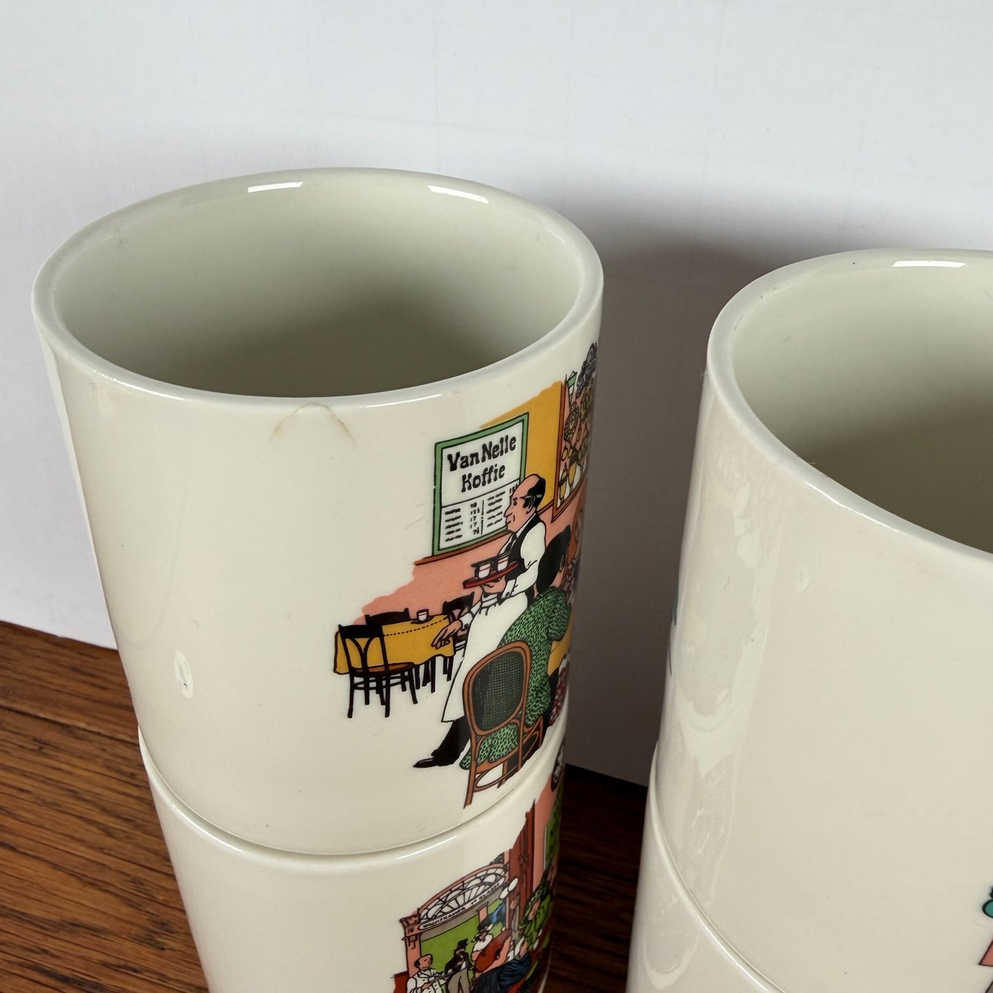 Vintage mokken van Nelle