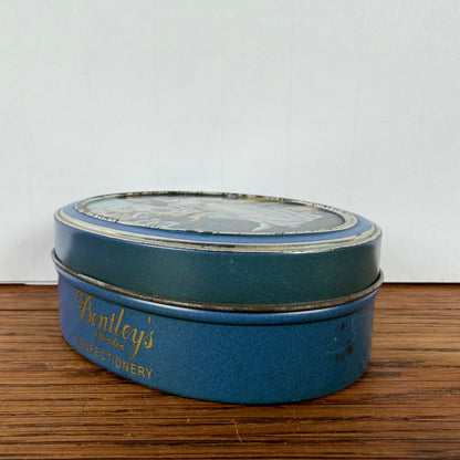 Vintage Bentleys blikje blauw kat