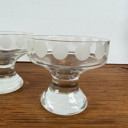 Vintage likeur glaasjes Ingrid Glass