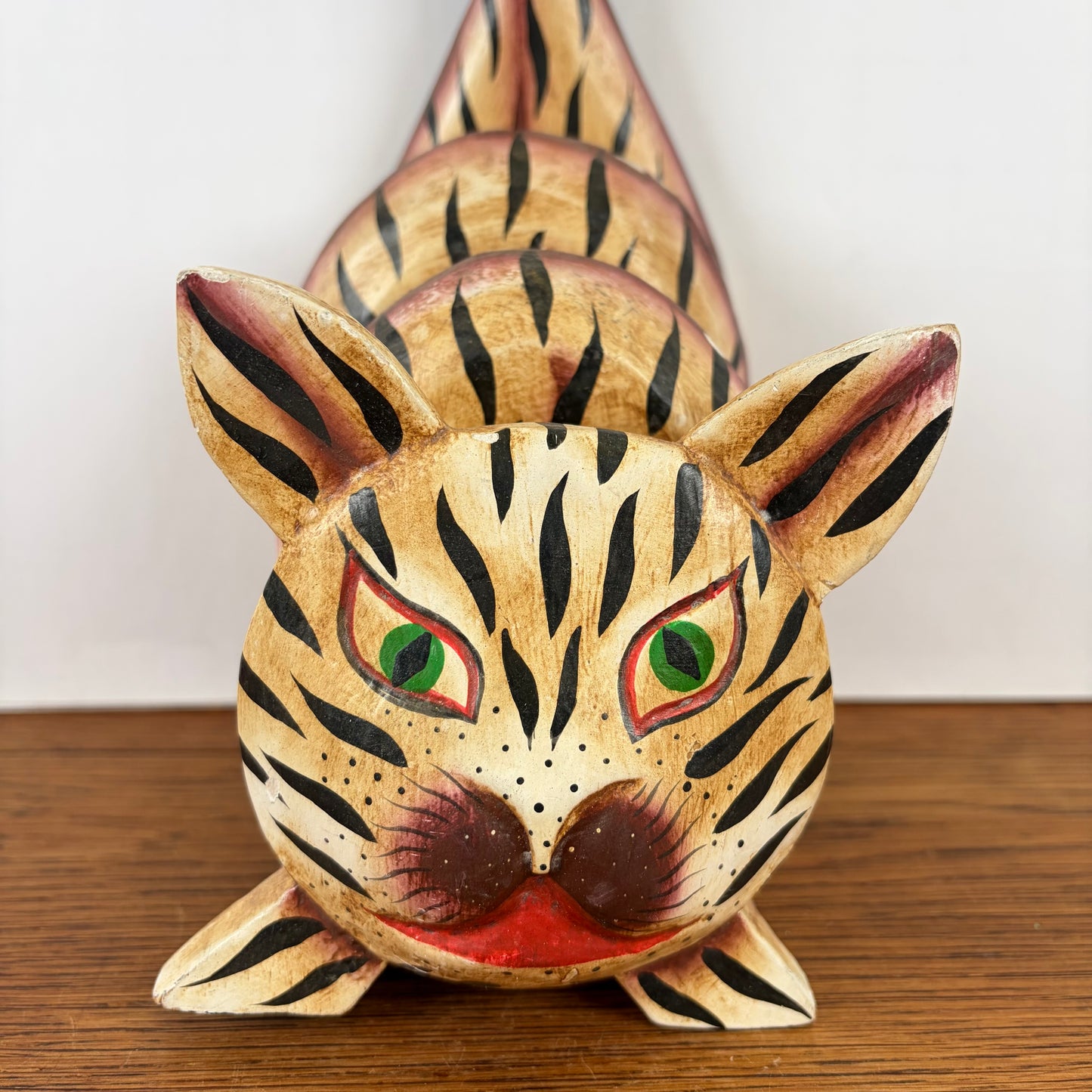 Vintage brievenhouder kat