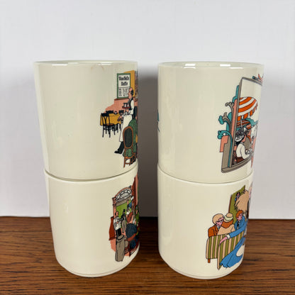 Vintage mokken van Nelle