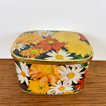 Vintage Côte d’Or blikje bloemen