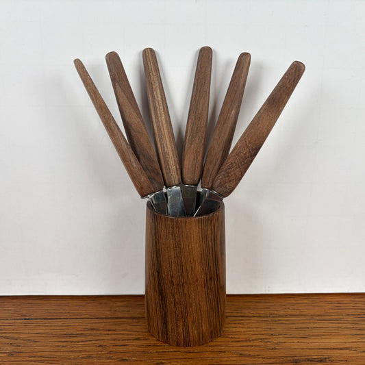 Vintage mesjes in houder