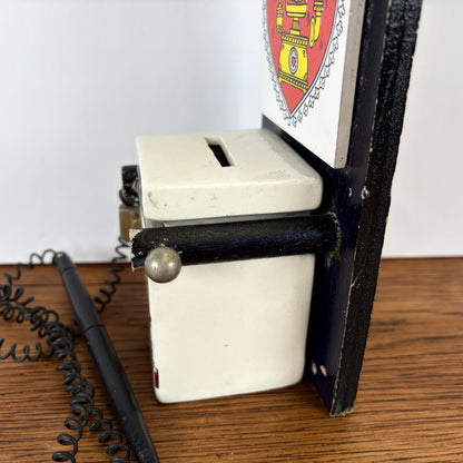 Vintage spaarpot voor telefoon