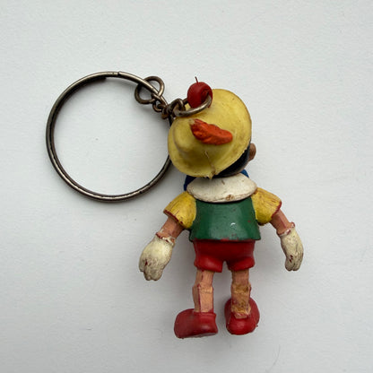 Vintage sleutelhanger Pinokkio