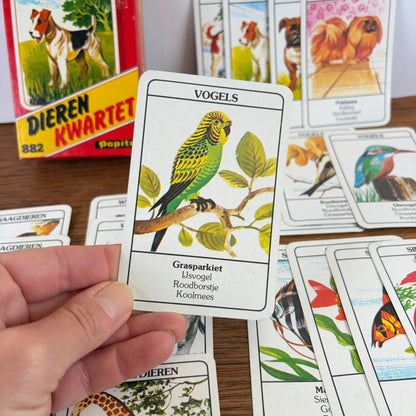 Vintage dieren kwartet