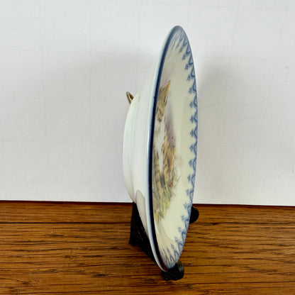 Vintage wandbordje kat