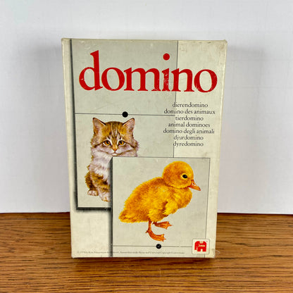 Vintage domino dieren