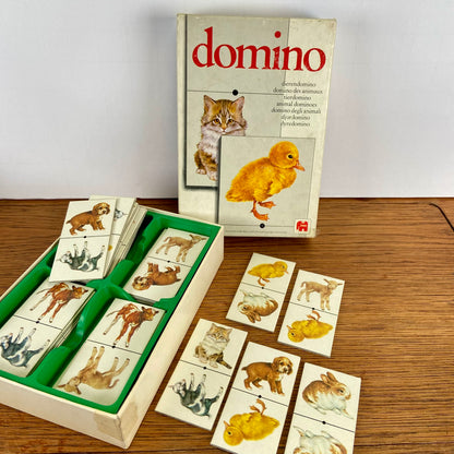 Vintage domino dieren
