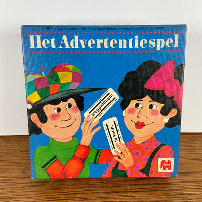Vintage advertentiespel 1981