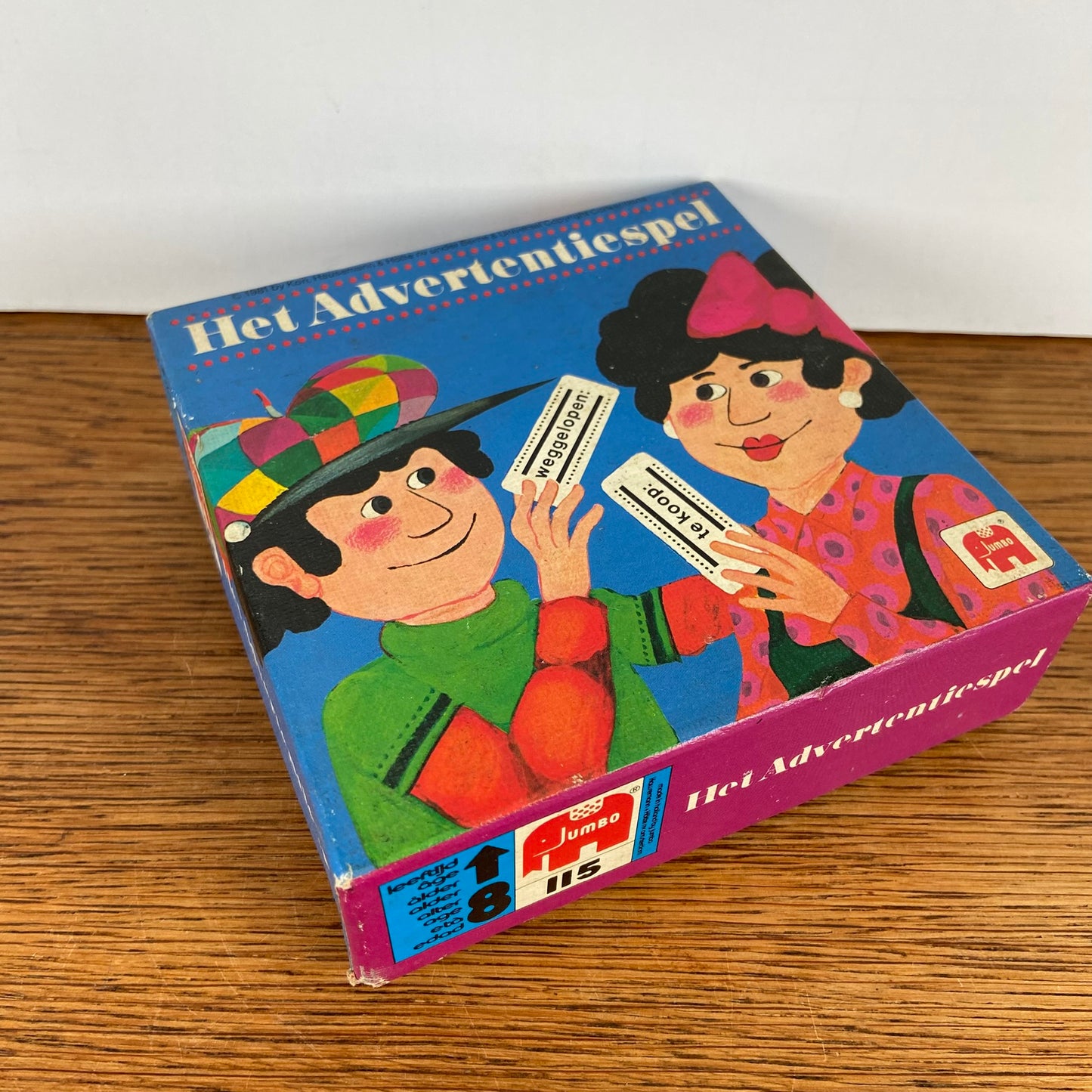 Vintage advertentiespel 1981