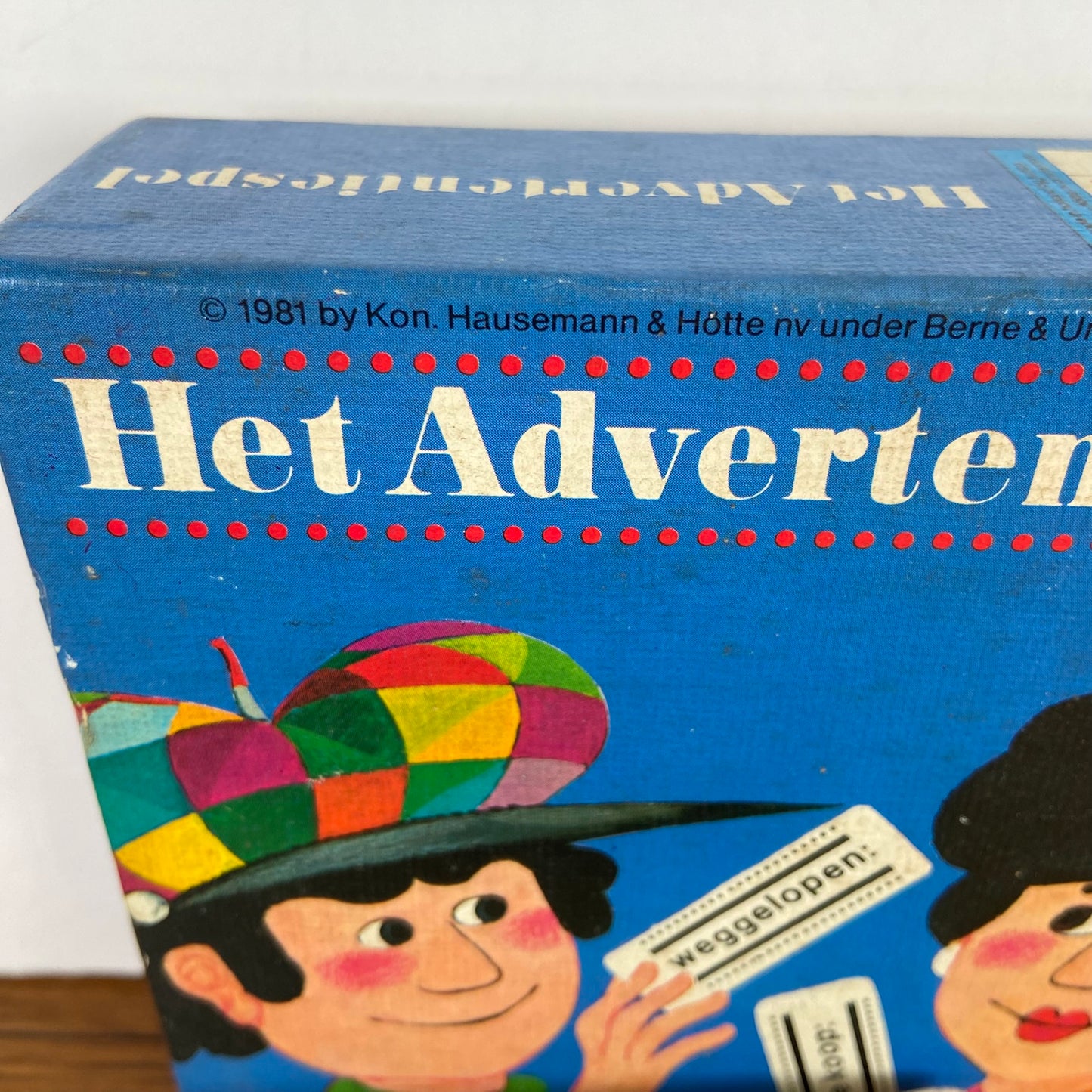 Vintage advertentiespel 1981