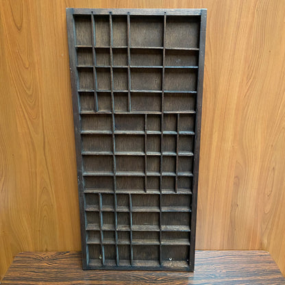 Vintage houten letterbak