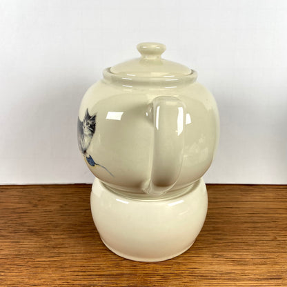 Theepot met theelicht katten