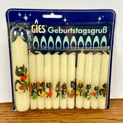 Vintage kaarsjes kattten
