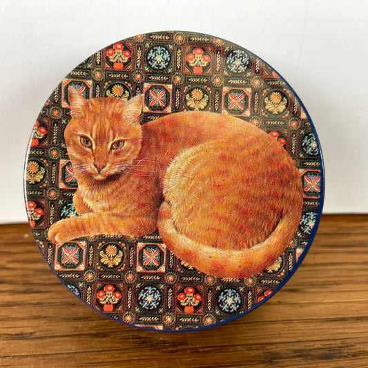 Klein blikje rode kat