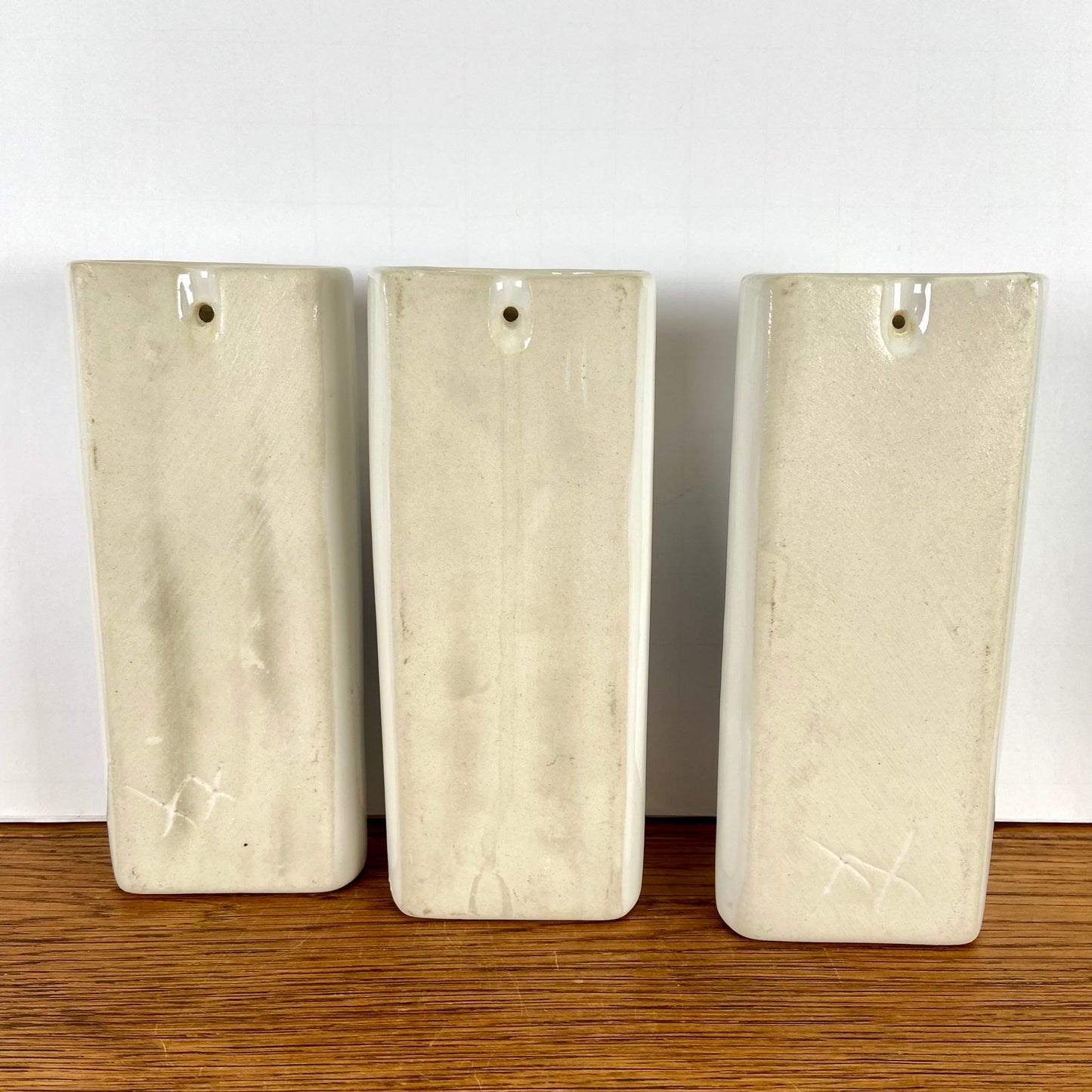 3 vintage radiatorbakjes bloemen