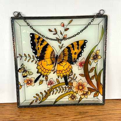 Vintage raamhanger vlinder