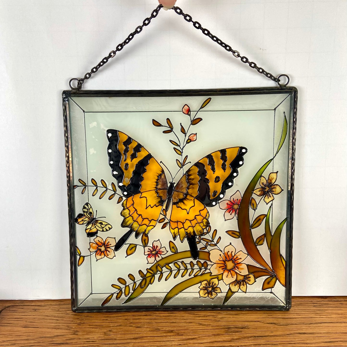 Vintage raamhanger vlinder