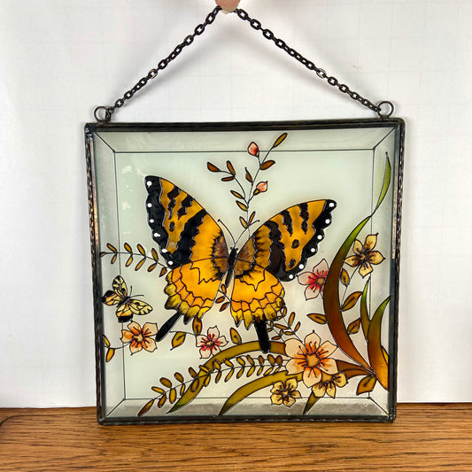 Vintage raamhanger vlinder