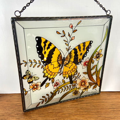 Vintage raamhanger vlinder