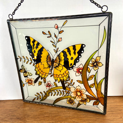 Vintage raamhanger vlinder