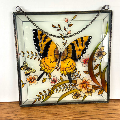 Vintage raamhanger vlinder