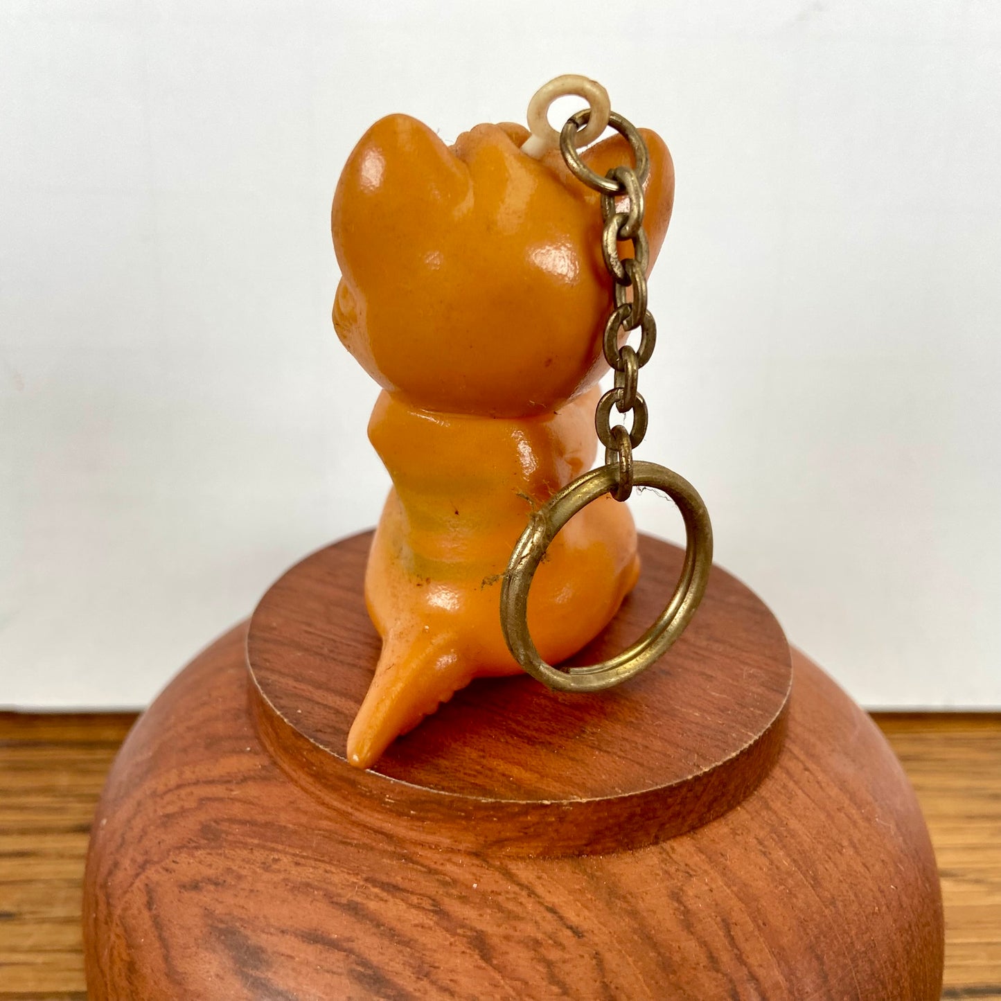 Vintage sleutelhanger kat