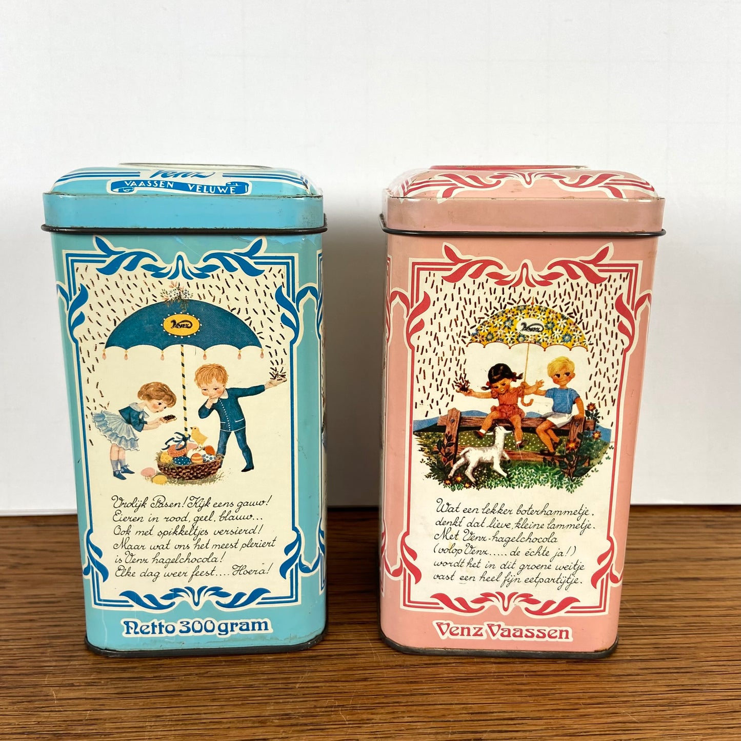 2 vintage Venz blikjes
