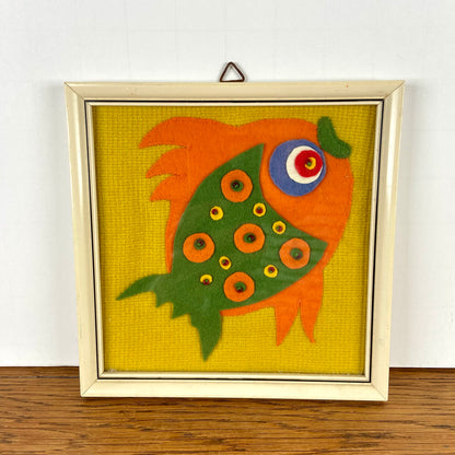 Vintage schilderij vis