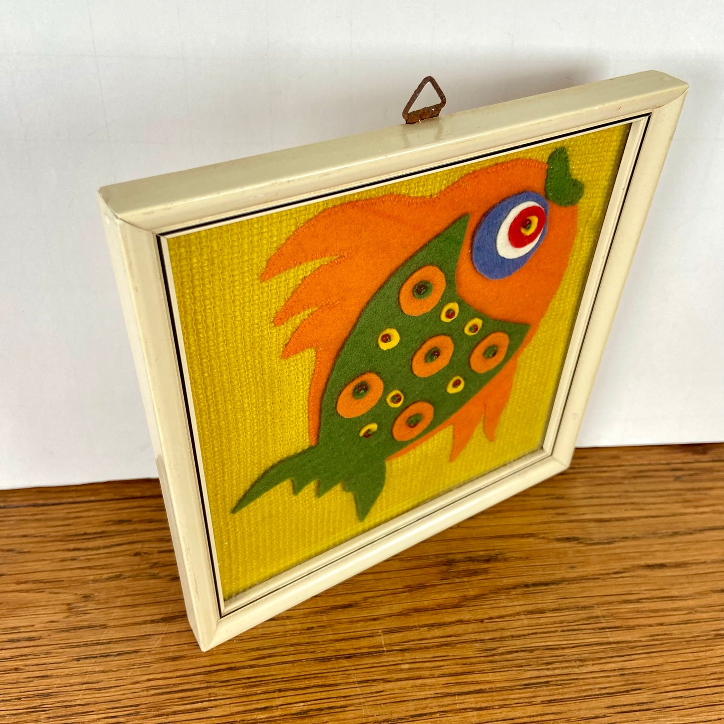 Vintage schilderij vis