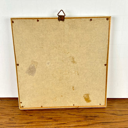 Vintage schilderij vis