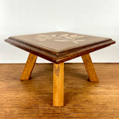 Vintage houten planten tafeltje