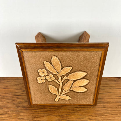 Vintage houten planten tafeltje