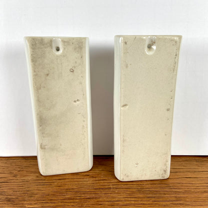 Set van 2 vintage radiator bakjes