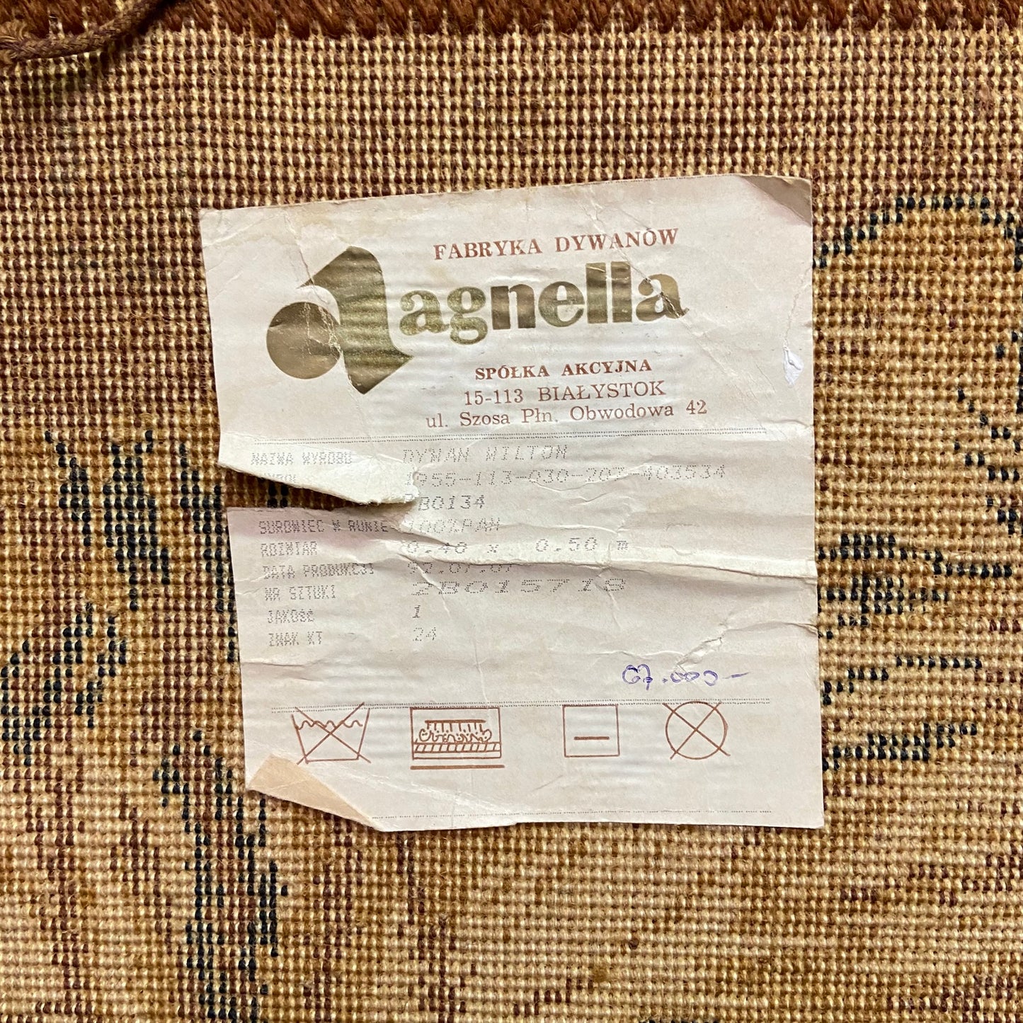 Vintage wandkleed kat